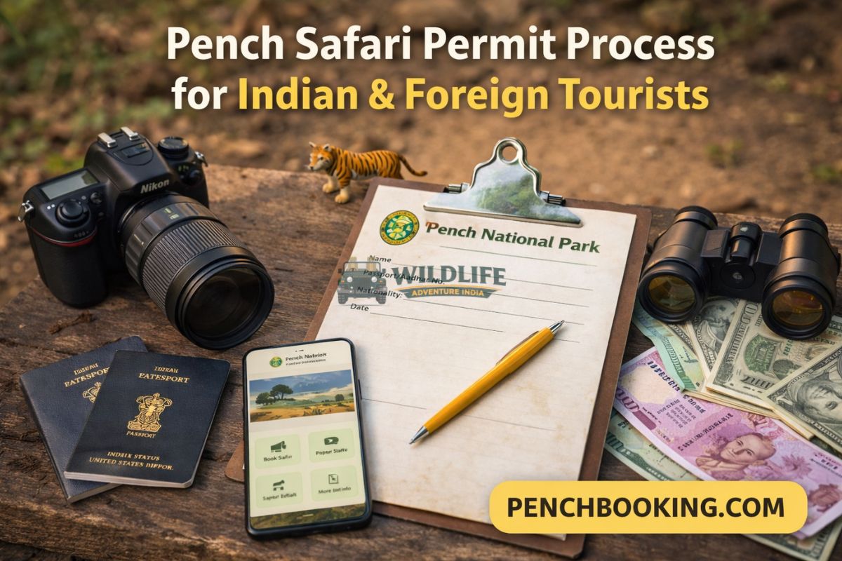 Pench Safari Permit Process for Indian &amp; Foreign Tourists