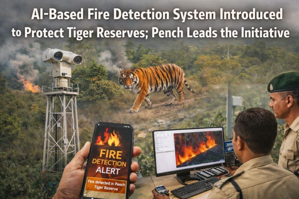AI-Based Fire Detection System Introduced to Protect Tiger Reserves; Pench Leads the Initiative