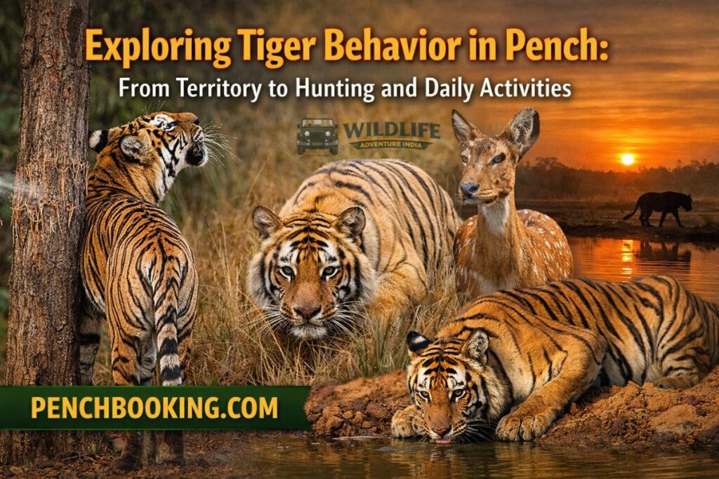Exploring Tiger Behavior in Pench: From Territory to Hunting and Daily Activities