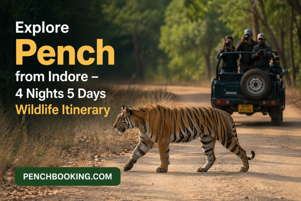 Explore Pench from Indore – 4 Nights 5 Days Wildlife Itinerary
