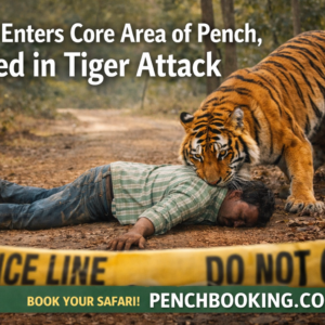 Man Enters Core Area of Pench, Killed in Tiger Attack