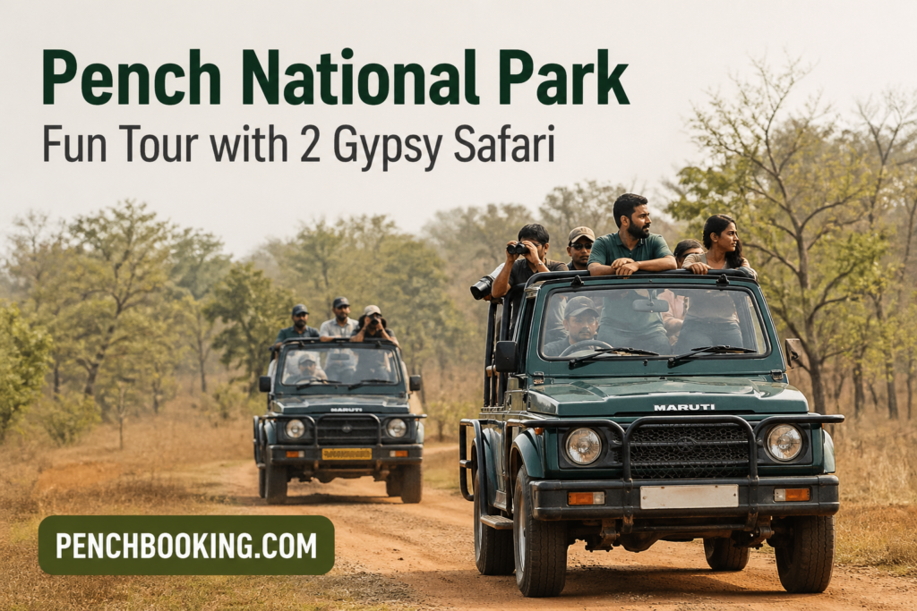 Pench National Park Fun Tour with 2 Gypsy Safari
