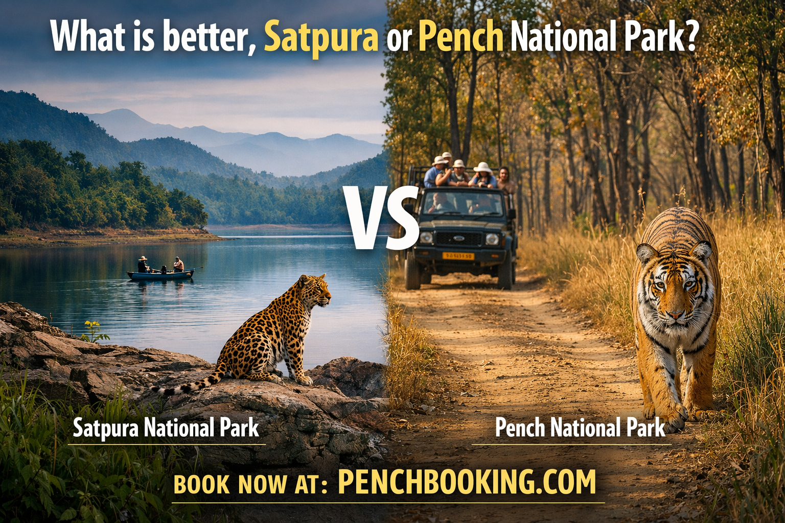 What is better, Satpura or Pench National Park?