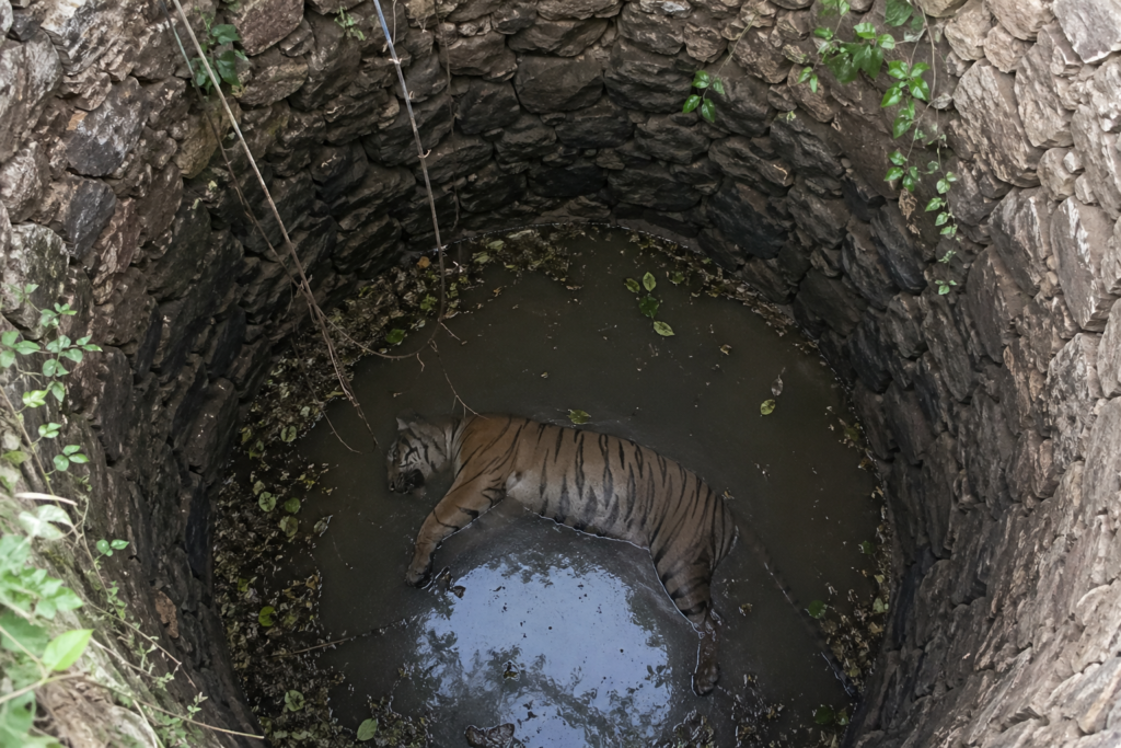 Young Tiger Found Dead in Seoni Well; MP Tiger Death Count Hits 24