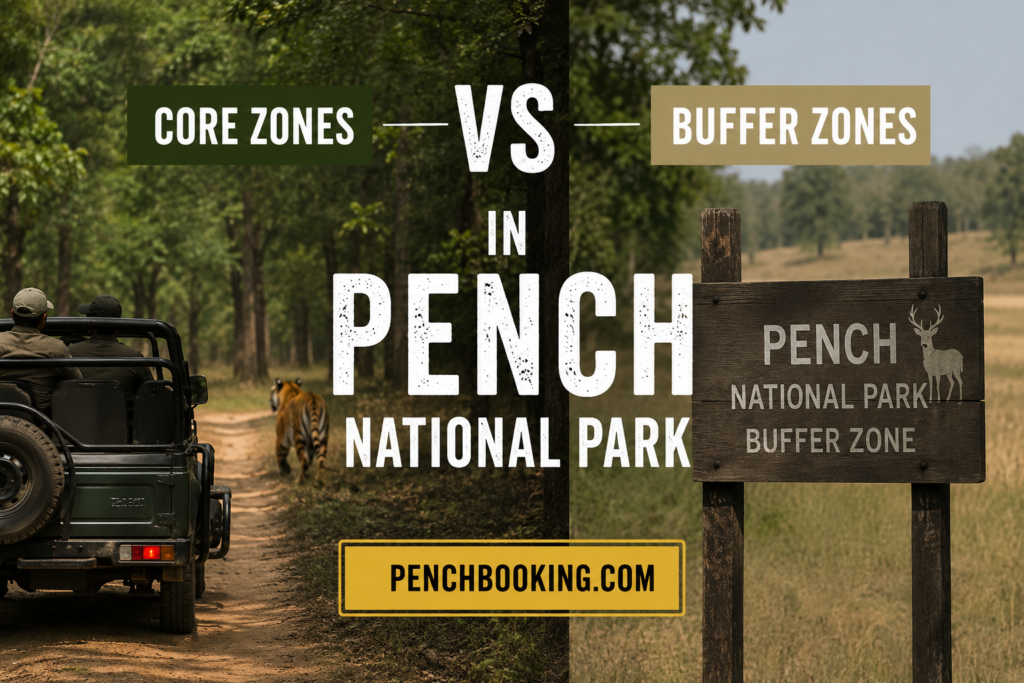 Core Zones vs Buffer Zones in Pench National Park
