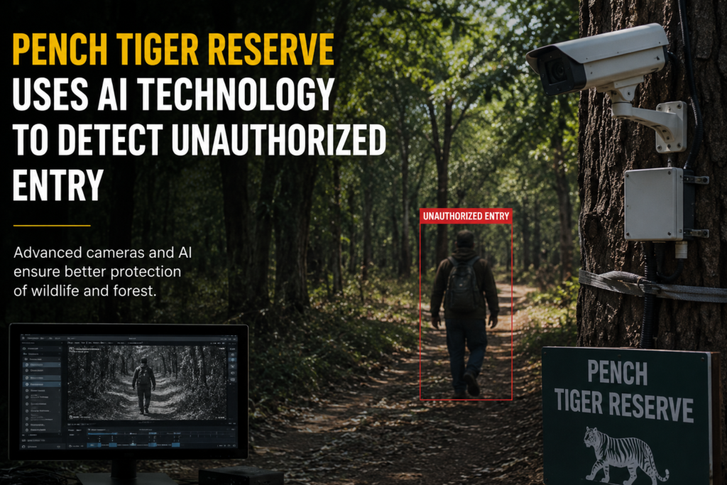 Pench Tiger Reserve Uses AI Technology to Detect Unauthorized Entry