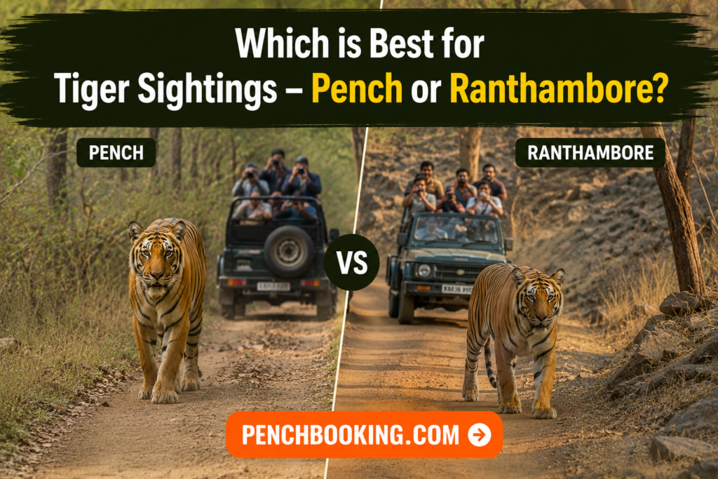 Which is Best for Tiger Sightings – Pench or Ranthambore