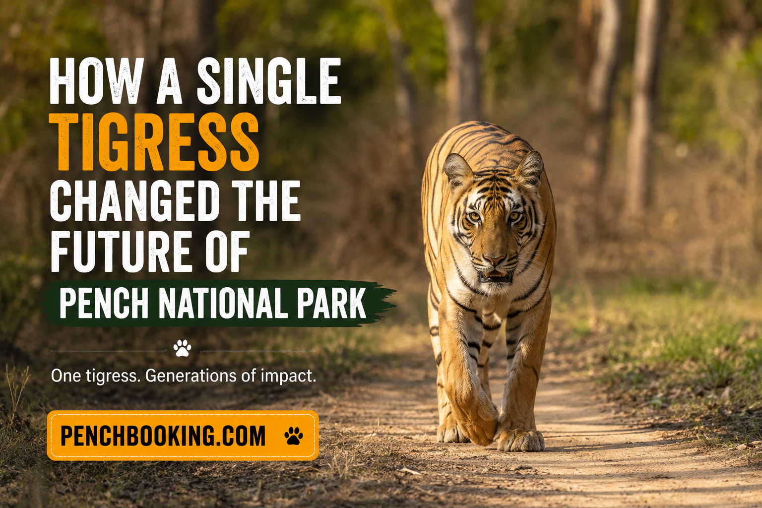 How a Single Tigress Changed the Future of Pench National Park