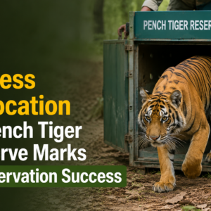 Tigress Relocation at Pench Tiger Reserve Marks Conservation Success