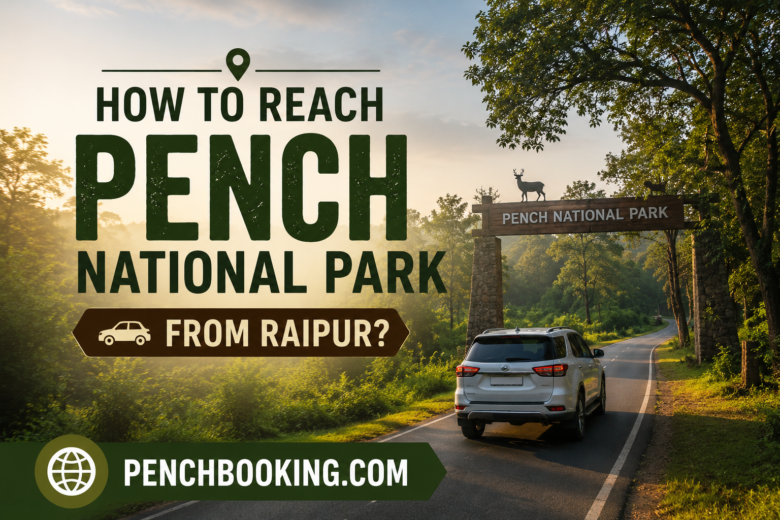 How to Reach Pench National Park from Raipur? 