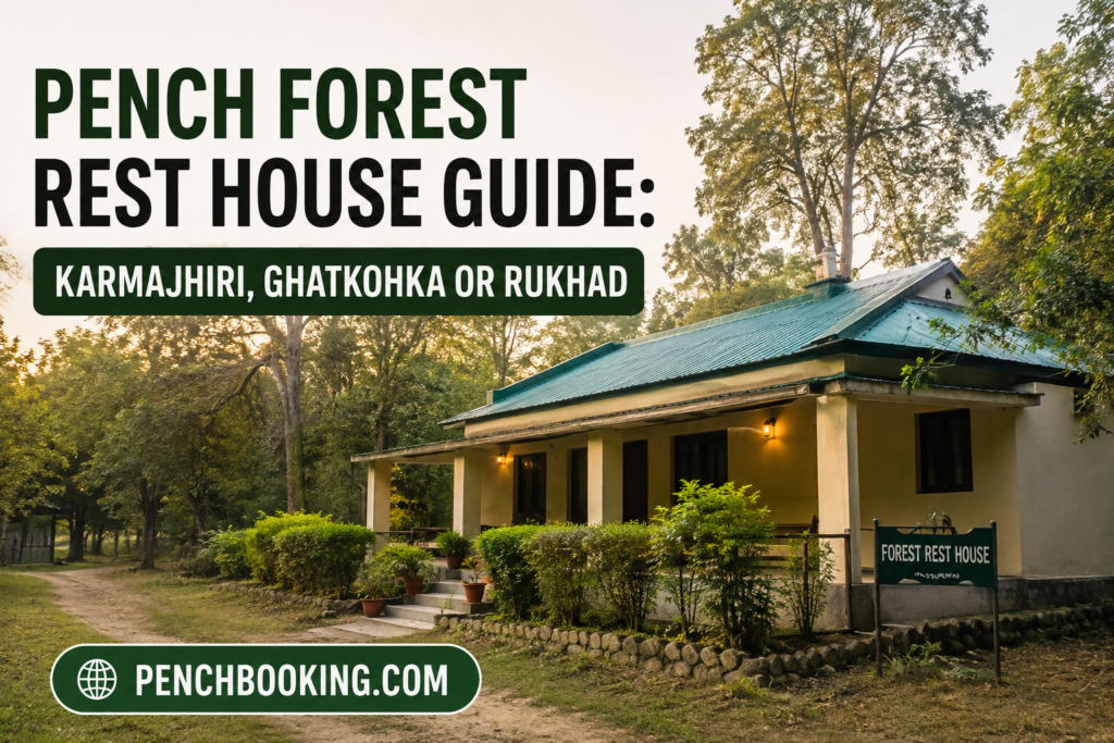 Pench Forest Rest House Guide Karmajhiri, Ghatkohka or Rukhad