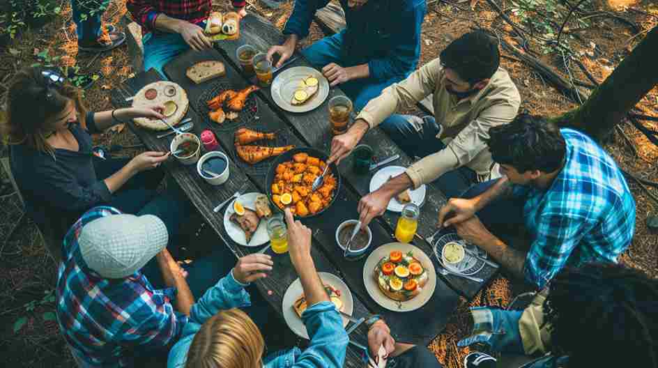 Bush Dinner in Pench